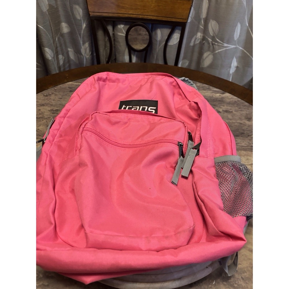 Retro Trans Jansport Backpack Flourescent Pink No Tags But Appears Unused‎ - Picture 3 of 6